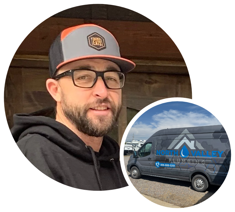 Portrait of Jason Wigginton, owner and founder of North Valley Plumbing