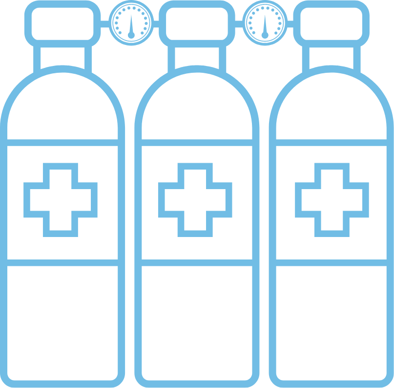 Medical Gas Tank Icon
