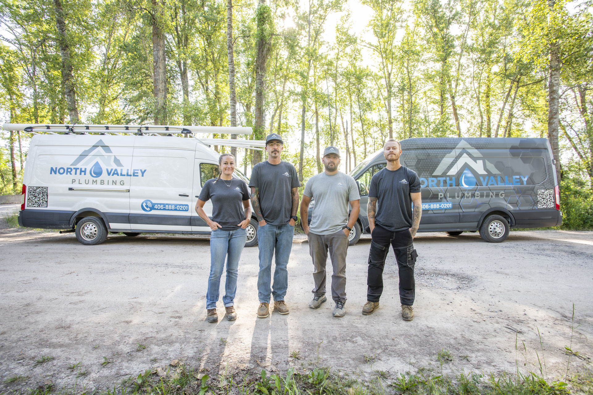 ©AmandaGuy_NVP_Crew-8863 Group photo of North Valley Plumbing's crew by Amanda Guy Photography